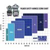Palmer Safety Vest Style, 2XL, Blue/Black H212100031.2XL